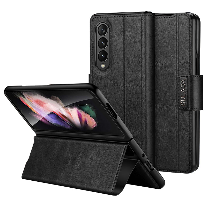SULADA til Samsung Galaxy Z Fold3 5G PU Læder Folio-etui Magnetlås Stand Telefoncover SULADA til Samsung Galaxy Z Fold3 5G PU Læder Folio-etui Magnetlås Stand Telefoncover